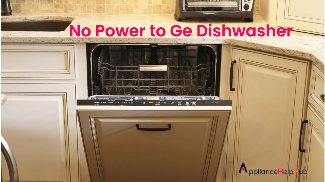 no power to ge dishwasher
