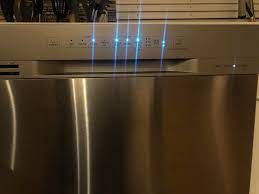 how to reset Samsung dishwasher with light flashing