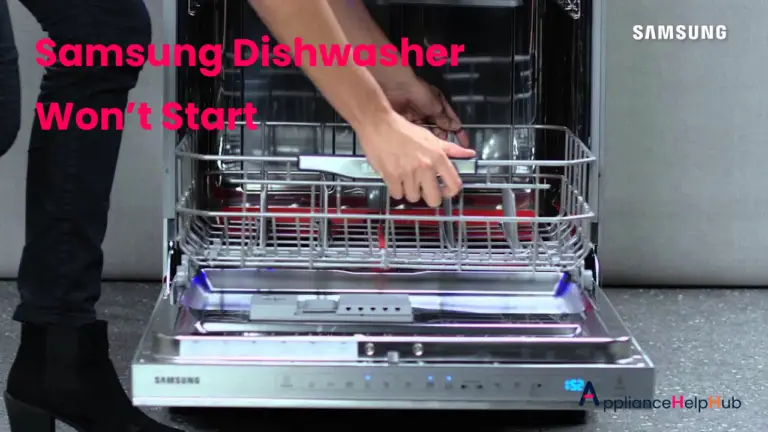 samsung dishwasher wont start