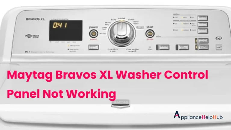 Maytag Bravos XL Washer Control Panel Not Working