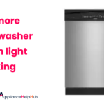 kenmore dishwasher clean light blinking